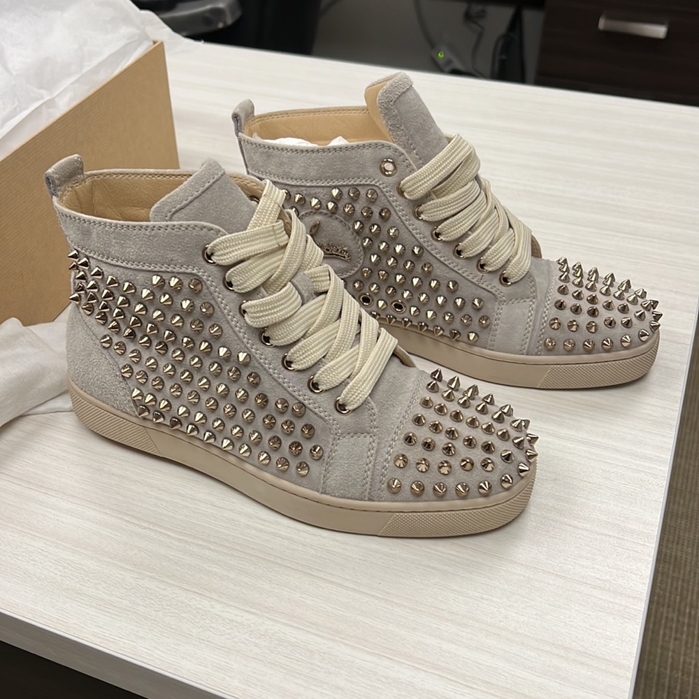Christian louboutin spiked sneakers